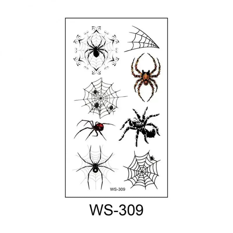 Halloween Eye Spider Web Tattoo Halloween Makeup Eye Temporary Tattoo Facial Face Transfer Sticker Beauty Supply For Party, Danc