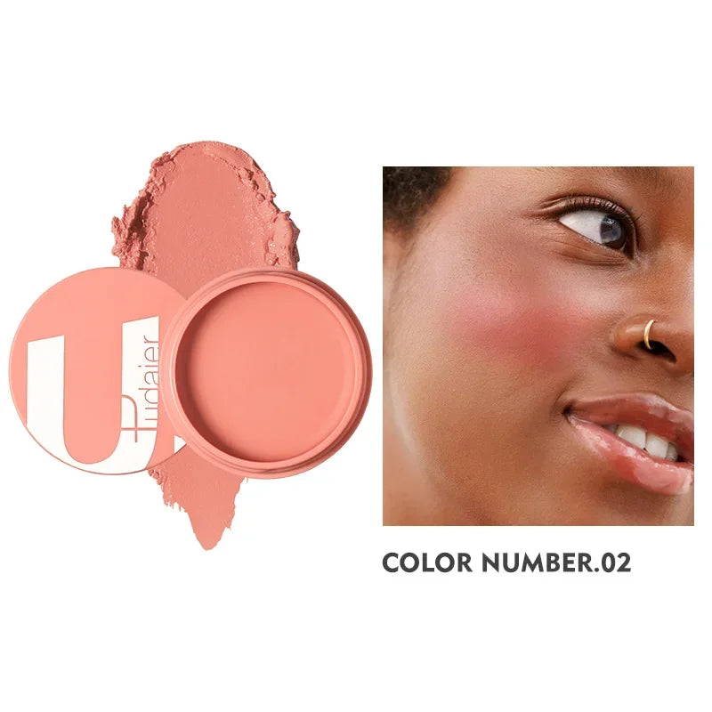 Pudaier Face Blush Gel Makeup for Women Party Daily Use All Skin Types Waterproof Glazed Cheek Blusher Matte Contour Gel Make Up