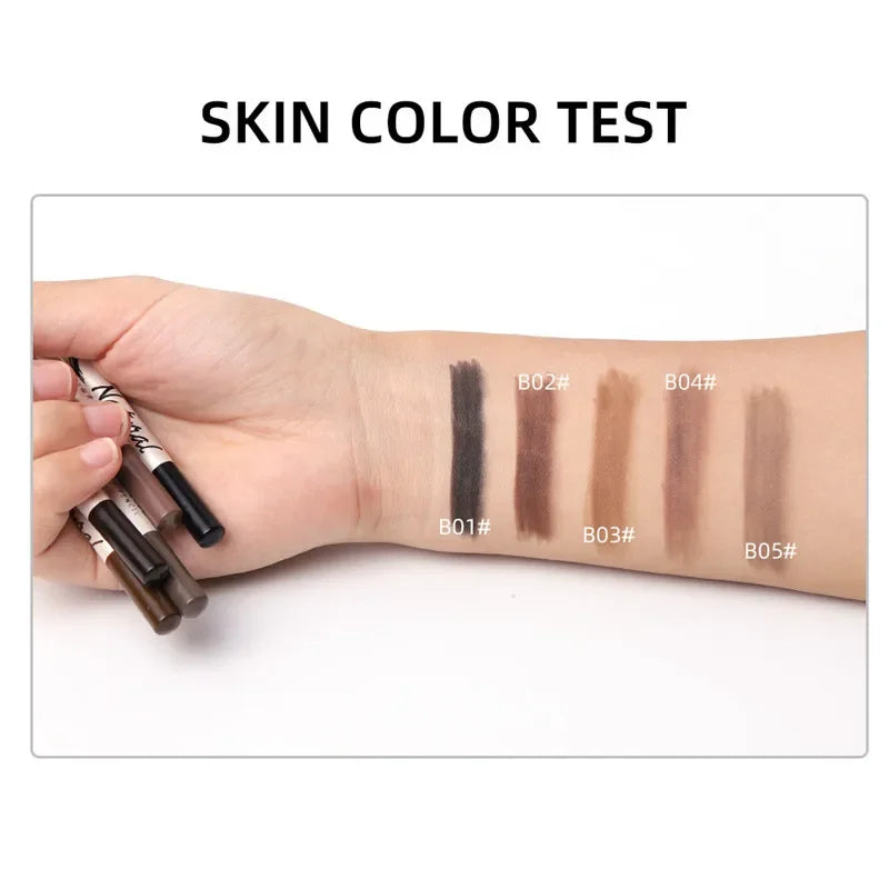 5 Colors Eyebrow Pencil Makeup Menow Eyebrow Marker Waterproof Eye Brow Tattoo for Eyebrows Enhancer Dye Tint Pen Long Lasting
