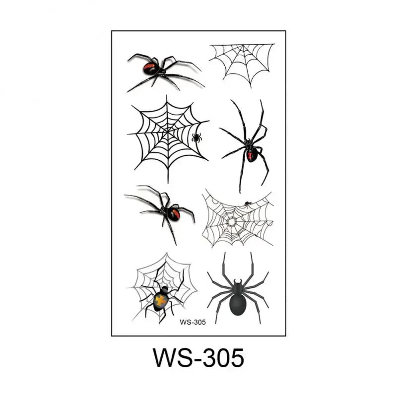 Halloween Eye Spider Web Tattoo Halloween Makeup Eye Temporary Tattoo Facial Face Transfer Sticker Beauty Supply For Party, Danc