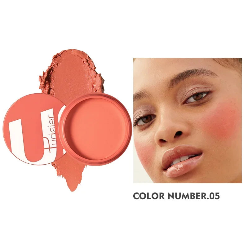 Pudaier Face Blush Gel Makeup for Women Party Daily Use All Skin Types Waterproof Glazed Cheek Blusher Matte Contour Gel Make Up