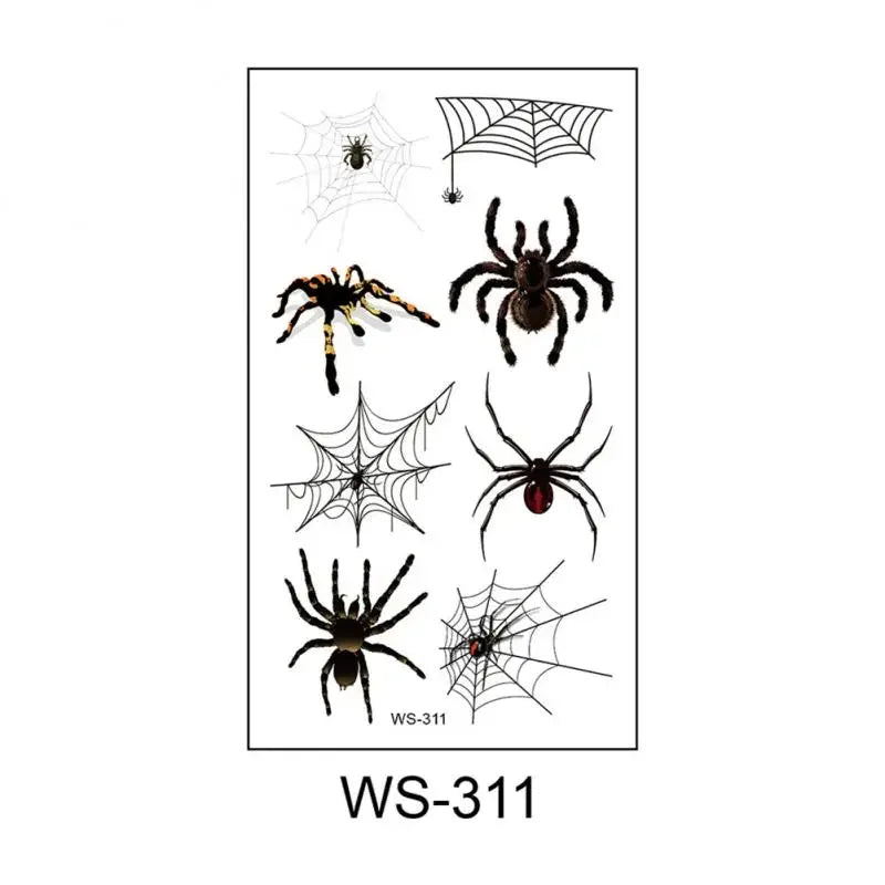 Halloween Eye Spider Web Tattoo Halloween Makeup Eye Temporary Tattoo Facial Face Transfer Sticker Beauty Supply For Party, Danc